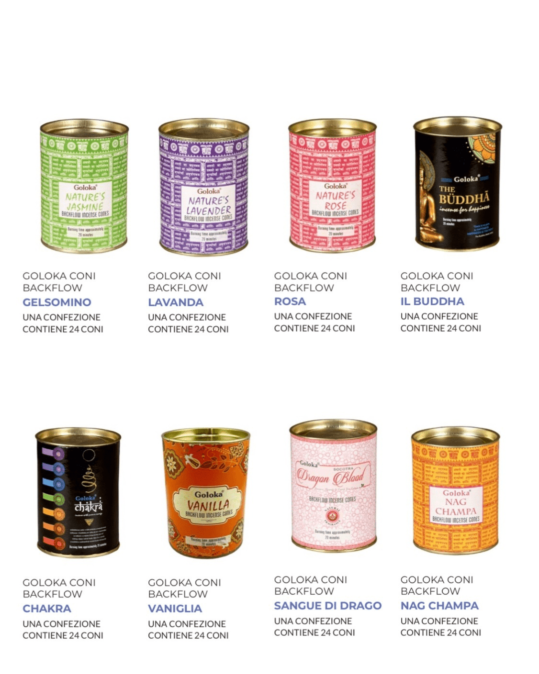 coni BACKFLOW - Namastè alchimia del benessere