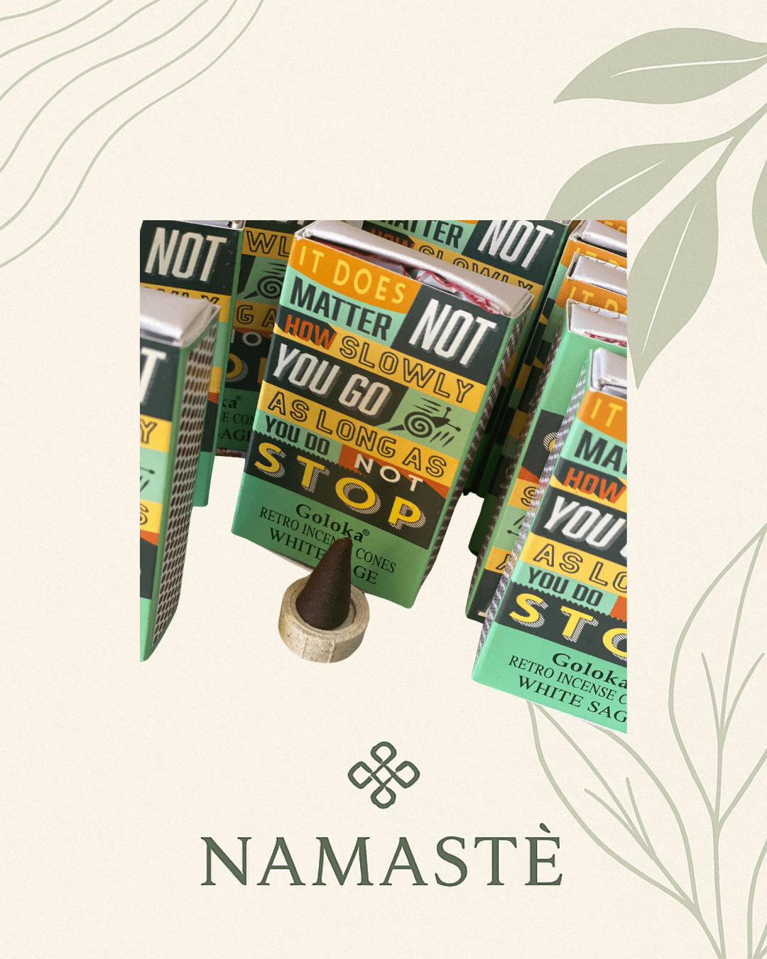 Coni incenso retrò SALVIA BIANCA - Namastè alchimia del benessere