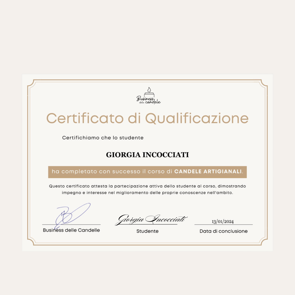 CREAZIONE di candele artigianali - Namastè alchimia del benessere