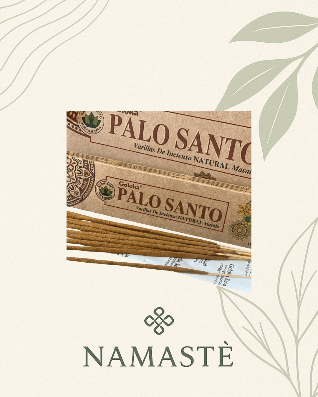 Incenso bastoncini PALO SANTO - Namastè alchimia del benessere