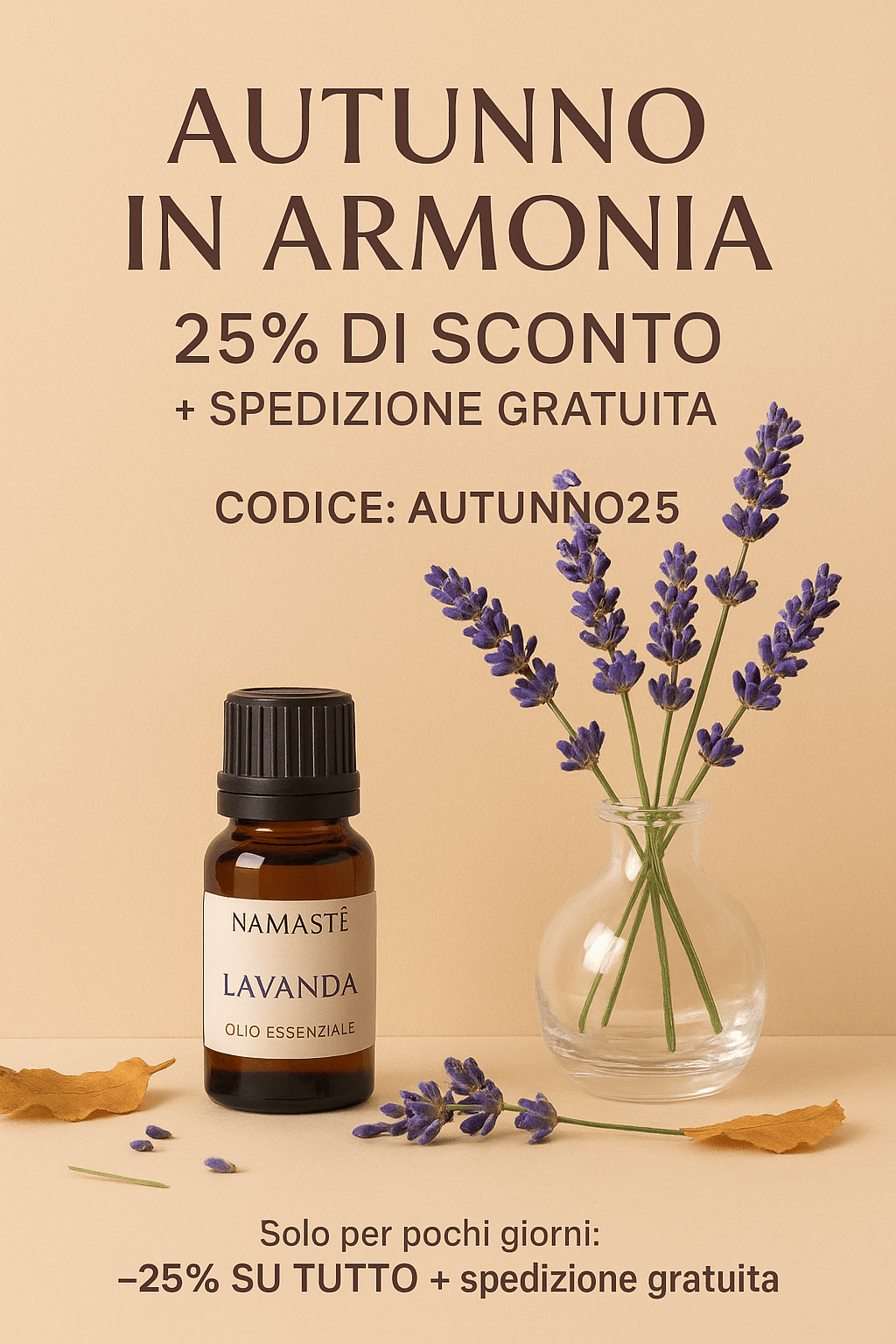 OLIO ESSENZIALE DI LAVANDA - Namastè alchimia del benessere